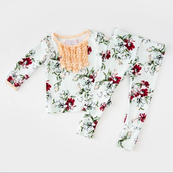 3T Sweet Honey Dreamer Pajamas-Snowy Bouquet - Picture 3 of 8